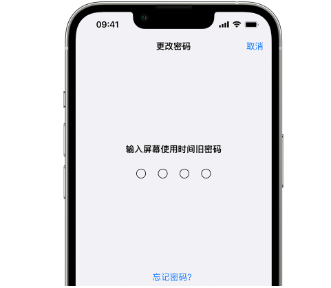 奈曼iPhone屏幕维修分享iPhone屏幕使用时间密码忘记了怎么办 