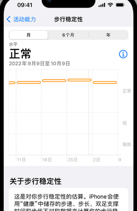 奈曼iPhone手机维修如何在iPhone开启'步行稳定性通知'