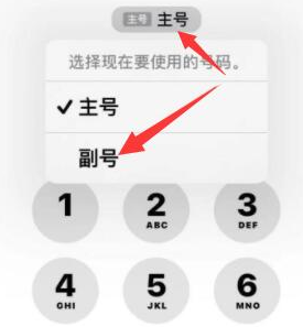 奈曼苹果14维修店分享iPhone 14 Pro Max使用副卡打电话的方法 